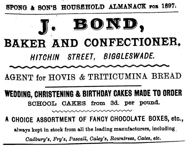John Bond Advert 1897